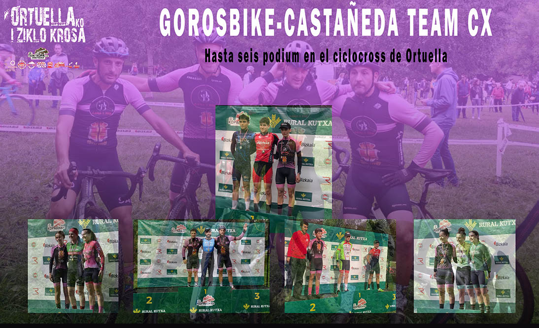 6 podium obtuvo el Gorosbihe-Castañeda en el CX de Ortuella