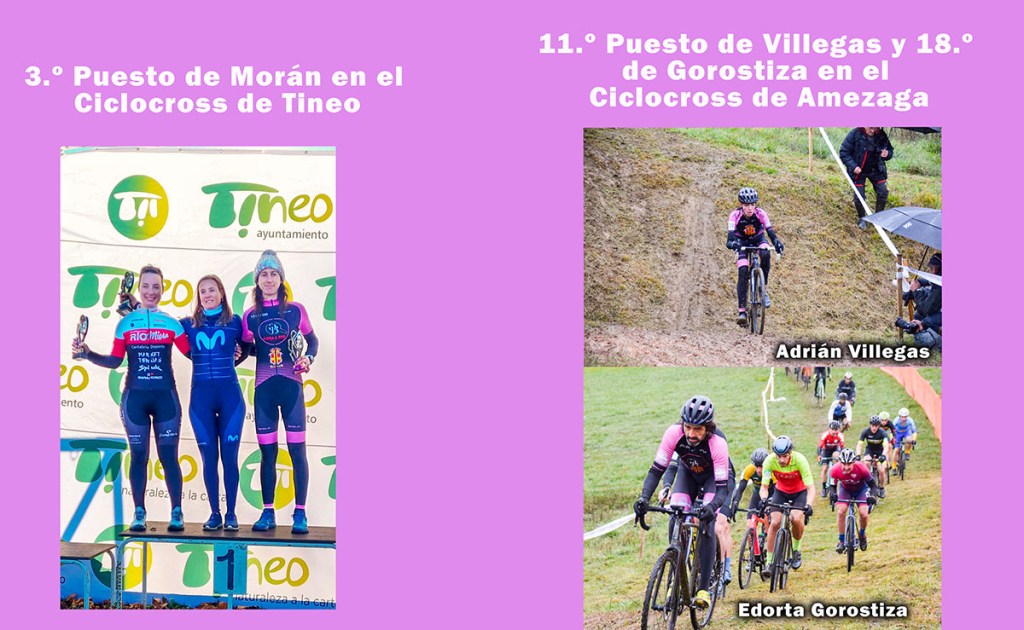 Segundo pódium consecutivo de Cristina Morán en tierras asturianas y dos TOP-20 en Amezaga, de Villegas y Gorostiza 