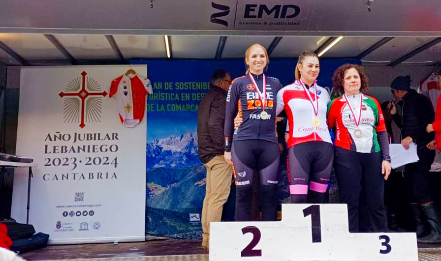  Sonia Respuela, Campeona de Cantabria de Ciclocrós en Liébana 