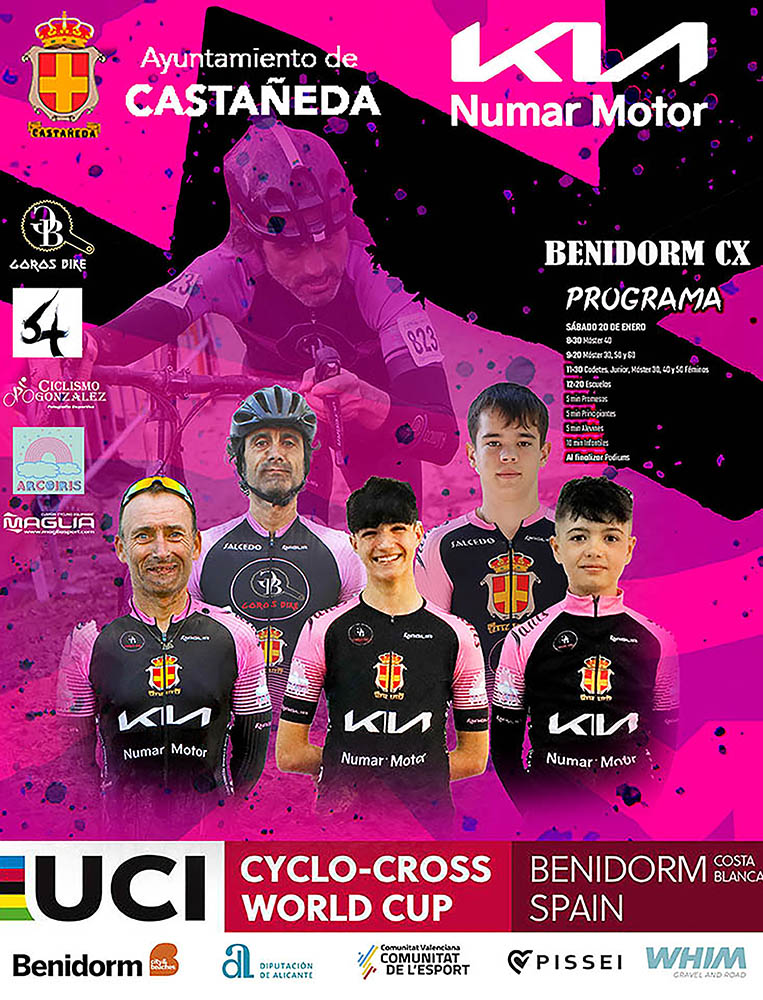 El Castañeda-KIA Numar Motor culmina la temporada con el pódium de Vallejo en el Benidorm CX Internacional 