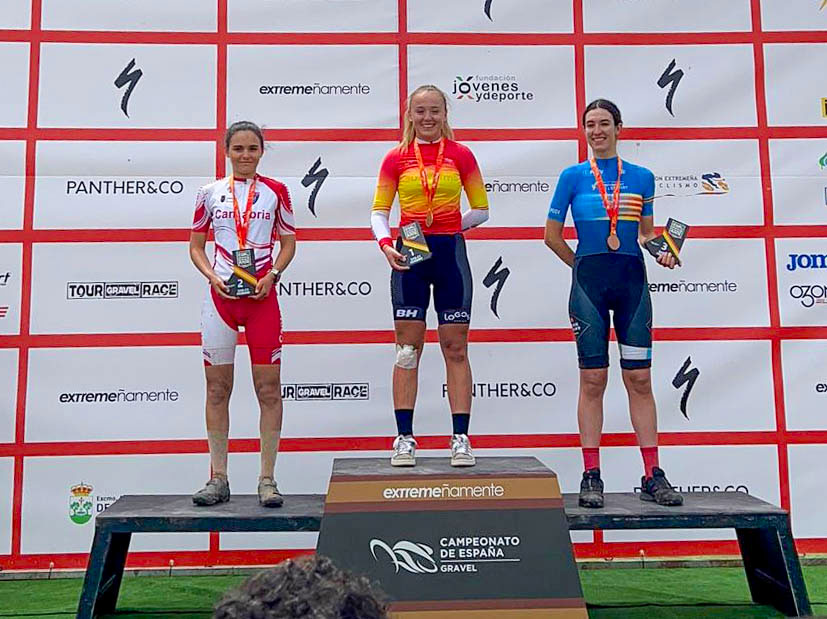 Carlota Casanueva, subcampeona de España de&nbsp;Gravel